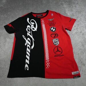 Post Game T Shirt Men's 2XL Red Black Short Sleeve Graphic Pullover Racing!